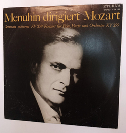 Винтажная виниловая пластинка Menuhin dirigiert Mozart Menuhin Иегуди Менухин Dirigiert Mozart Моцарт (GDR 1980)