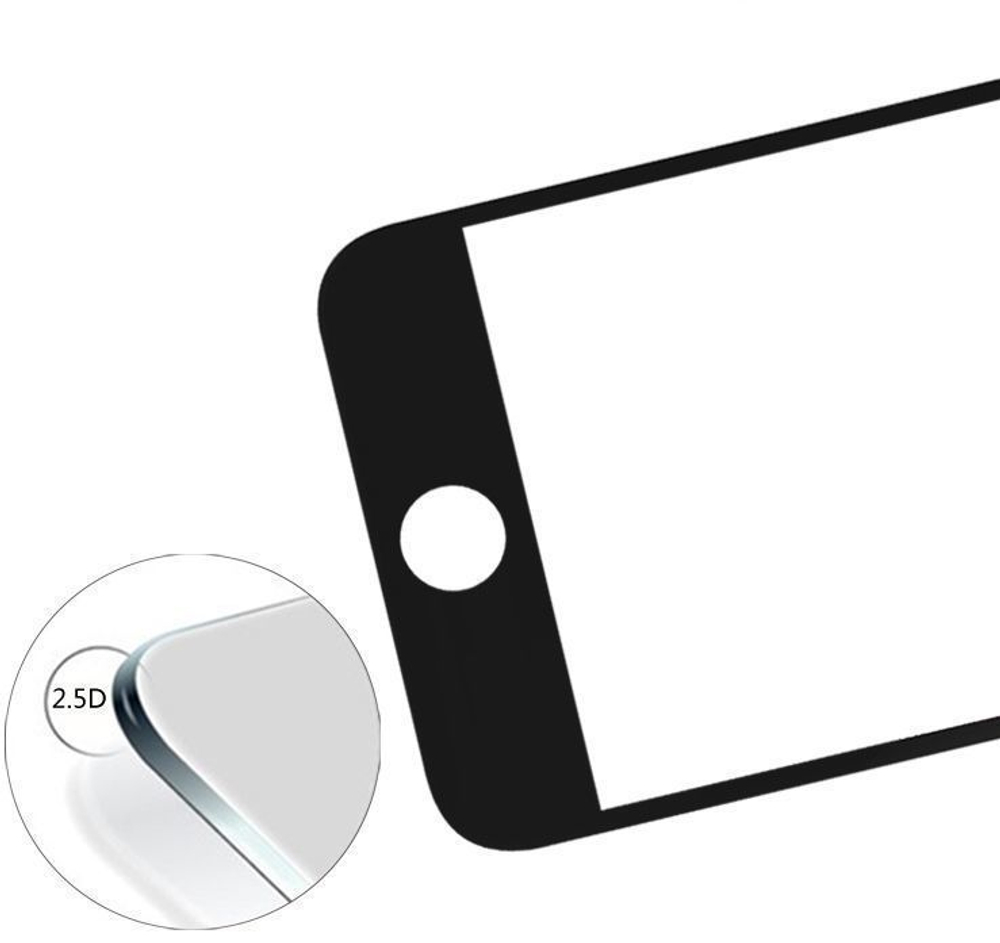 Защитное стекло 4D/5D/10D для IPhone 7/8 iPhone 7 plus/ 8 plus (черное и белое)