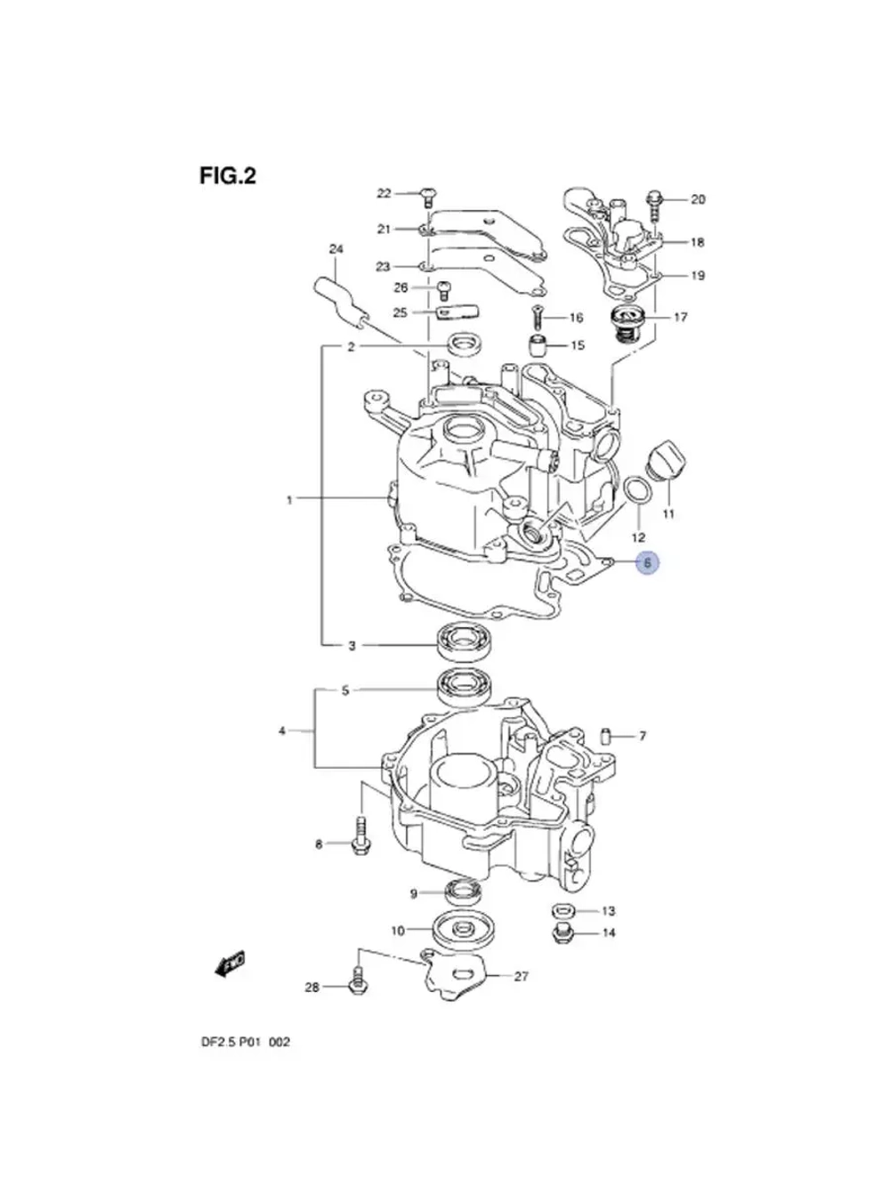 Прокладка картера 11351-97JL0-000