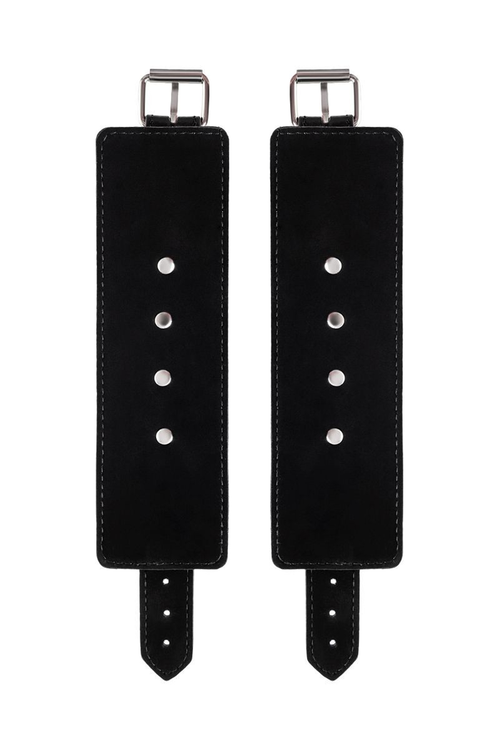 Черные наручники Anonymo на сцепке (Цвет: черный)