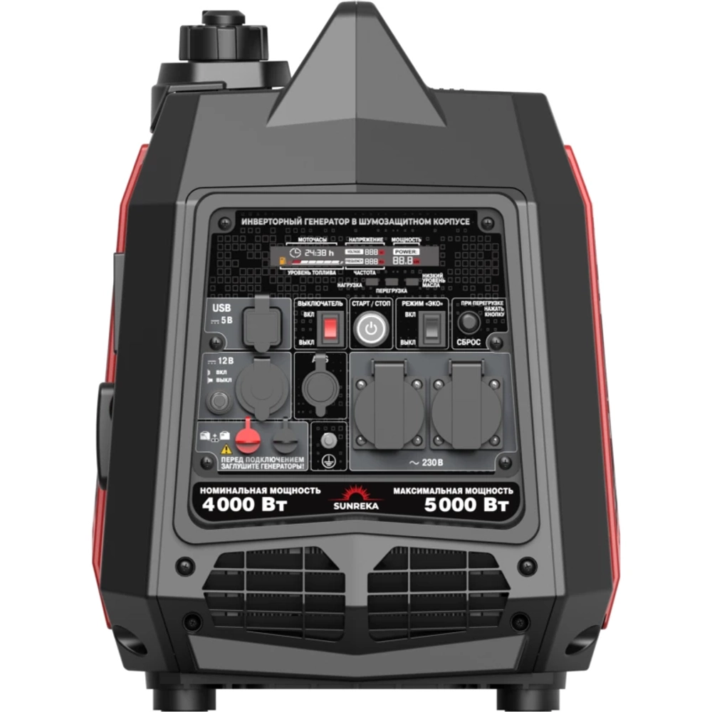 SUNREKA G5000EAiS бензиновый инверторный генератор с блоком АВР GTS17000T