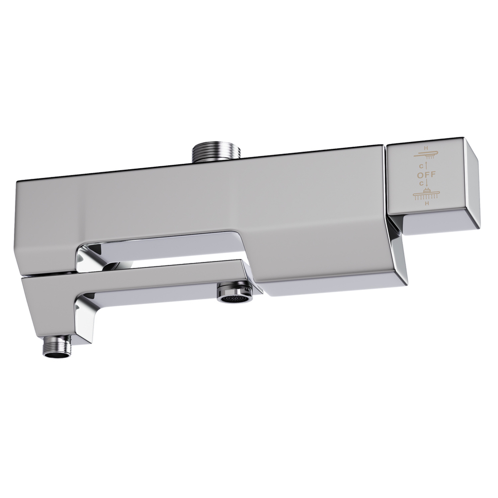 Душевая система 40к ML2414 излив лейка 1 позиция +лейка "Тропический душ" ХРОМ