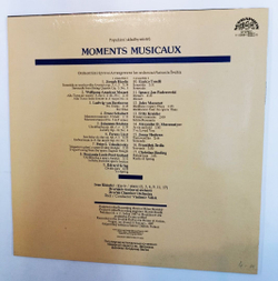Винтажная виниловая пластинка Dvorak Chamber Orchestra, Vladimir Valek Moments Musicaux (Czechoslovakia 1989)