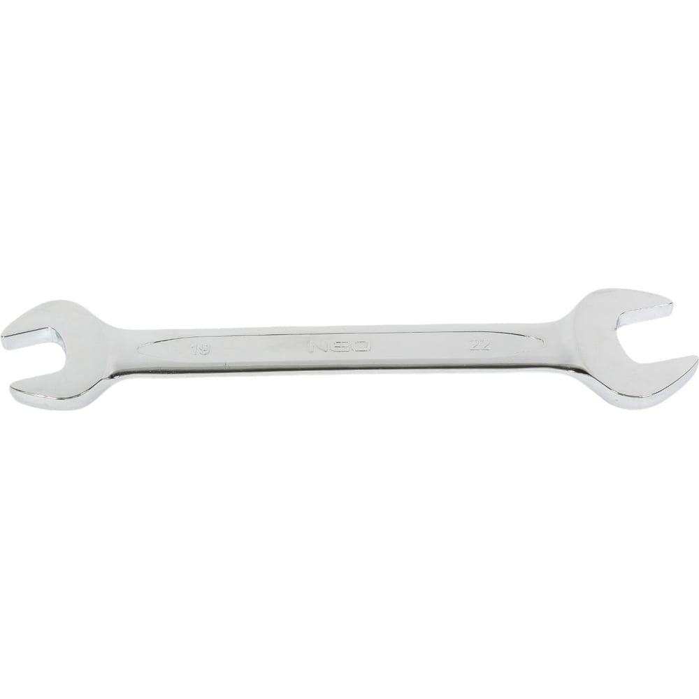 Двухсторонний ключ с открытым зевом, 19x22 мм NEO Tools 09-819