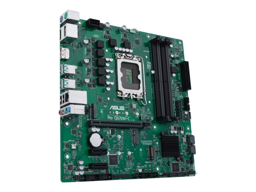 Материнская плата Asus Pro Q670M-C-CSM, Socket LGA 1700, Intel Q670, mATX, RTL [90MB19E0-M2EAYC]