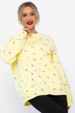 Свитер оверсайз Анита (лимонный) Б14758-1М LT Collection