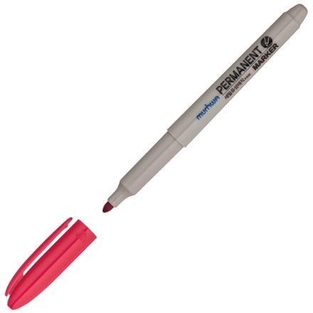 Маркер перманентный 1.5мм, MunHwa, розовый