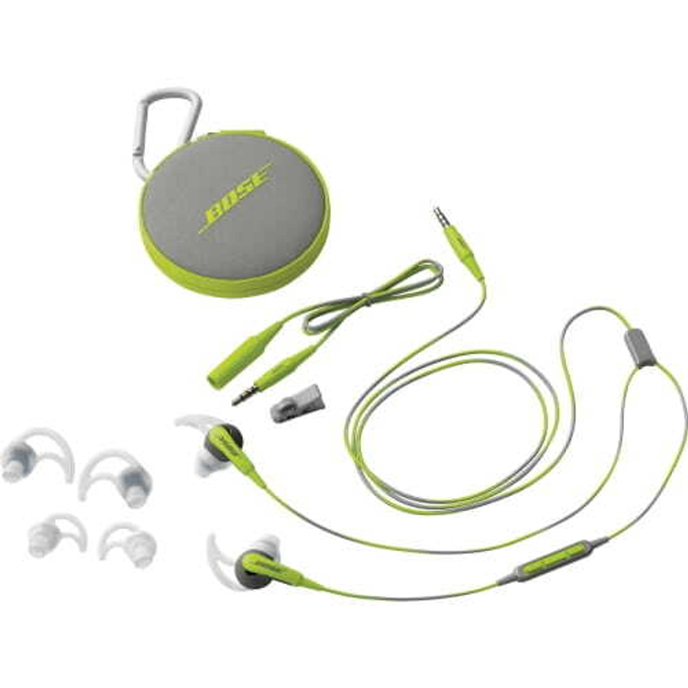 Наушники Bose 717534-0030 SoundSport MFI green/gray