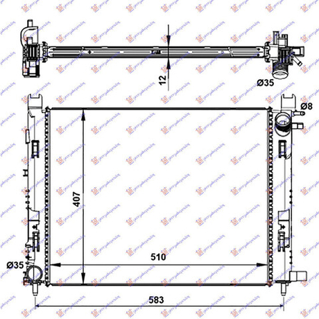 GBG - 220106340-GBG - Radiator, engine cooling