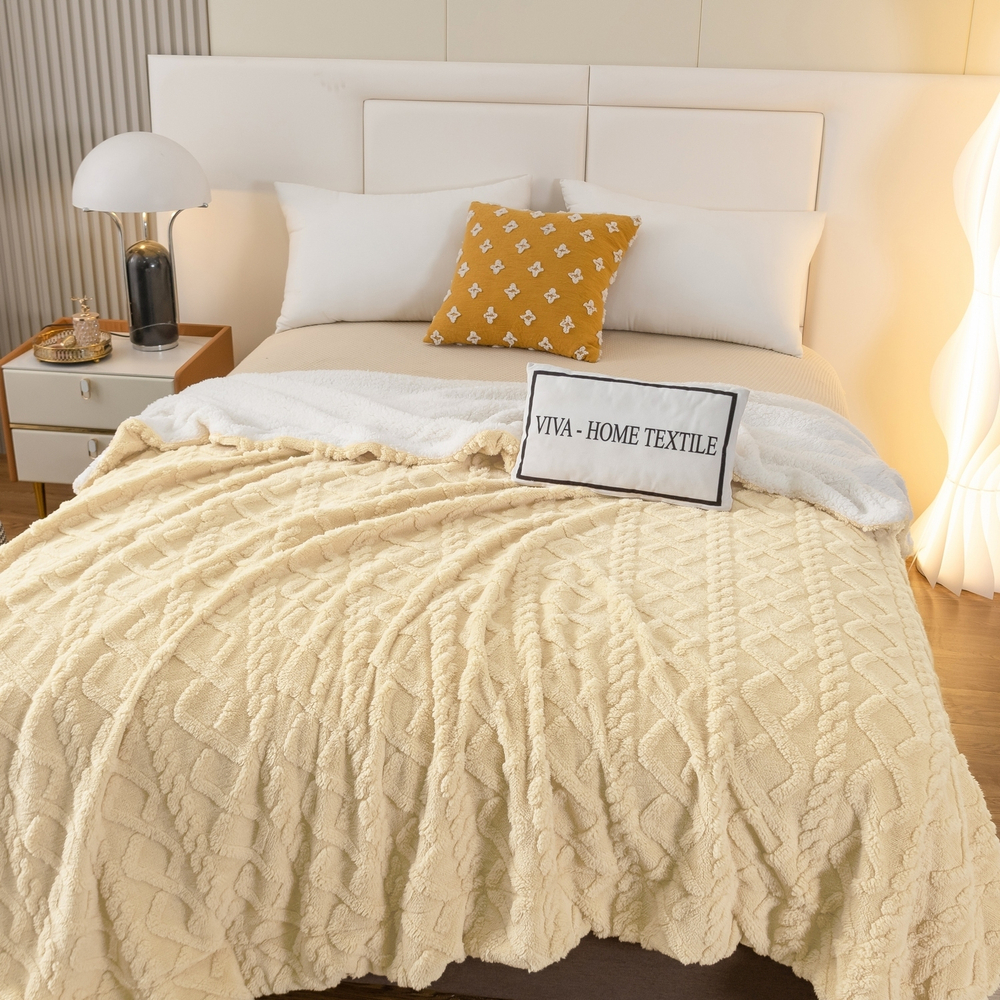 Плед Fluffy бамбуковая микрофибра FL019