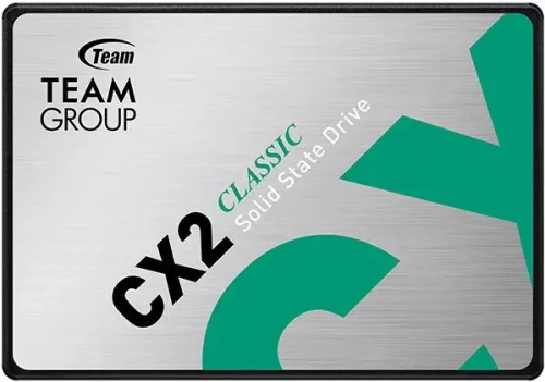 Твердотельный накопитель 512GB SSD TeamGroup CX2 2.5” SATA3 R530Mb/s, W470MB/s T253X6512G0C101