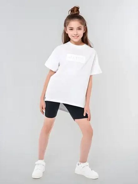 Костюм для девочки футболка и шорты