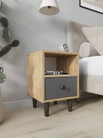 Тумба прикроватная напольная с ящиком