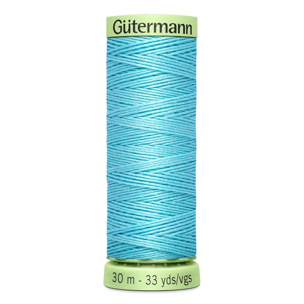 Нитки отделочные Gutermann Top Stitch 30 (30 метров), 5 кат. | 028 бирюзово-голубой