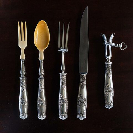 Винтаж: Комплект столовых приборов для сервировки стола