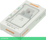 Сетевое зарядное устройство Digma DGWC-2U-3A-WG 2.1A+1A белый