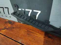 Спойлер переднего бампера Opel Corsa D Новый Оригинал 13179947