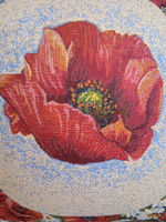 Декоративный гобеленовый чехол для интерьерной подушки Раздолье 38*38