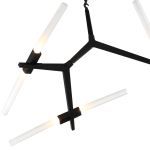 Ceiling design lamp  AGNES by Roll & Hill (20 lampshades,  Black)