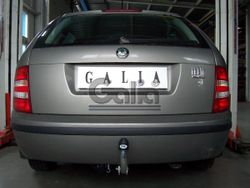 Фаркоп оцинкованный Galia S082A для Skoda Fabia седан/универсал 2000-2014(паспорт и сертификат в комплекте)(без электрики)