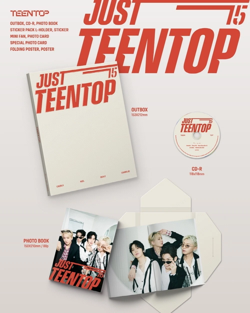 Альбом TEENTOP - Just 15, Just Teen Top