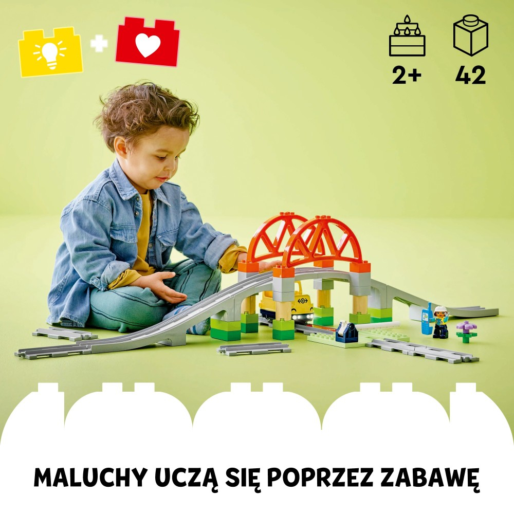 LEGO DUPLO Town - Мост и железнодорожные пути - набор расширения 10426