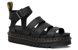 Dr.Martens Wmns Blaire Hydro Leather Strap Sandal "Black" Women"s