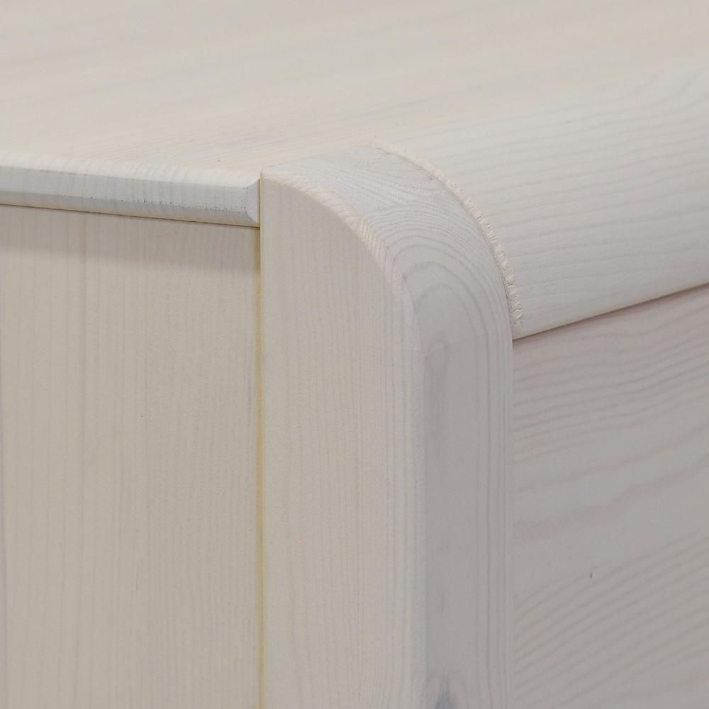 Шкаф 2 двери Мадейра 104х59х211 см из массива сосны, с полками и штангой