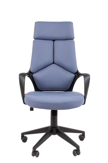 Офисное кресло Chairman 525 Россия ткань T02 голубой