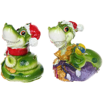 Фигурка новогодняя «Змейка - Веселое приключение» 8*6,5*9,5 см, микс