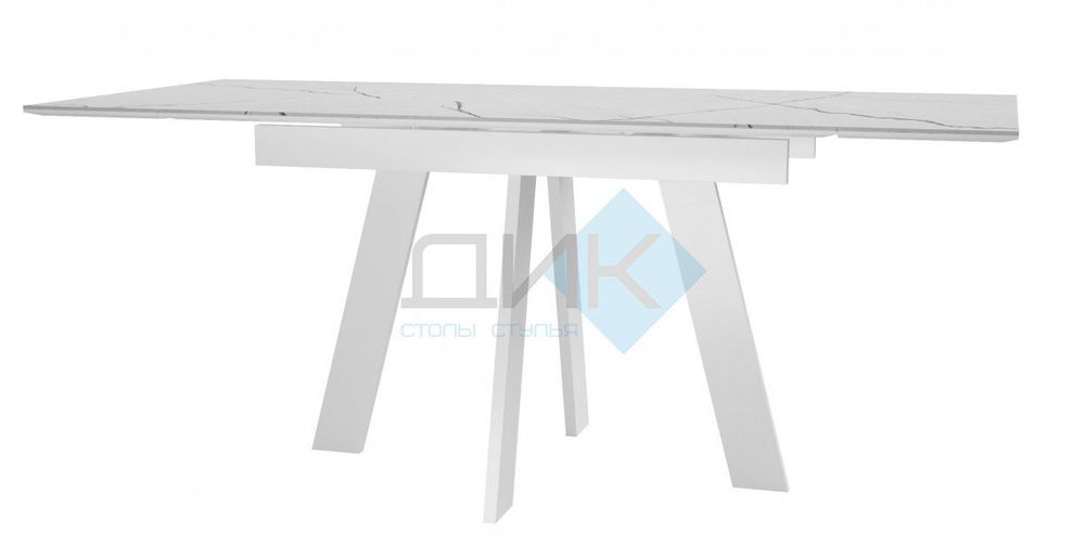 Стол DikLine SKM120 подстолье белое/опоры белые