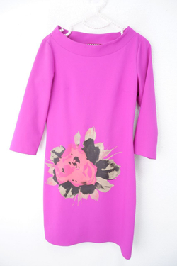 Платье цвета фуксии 44 размер