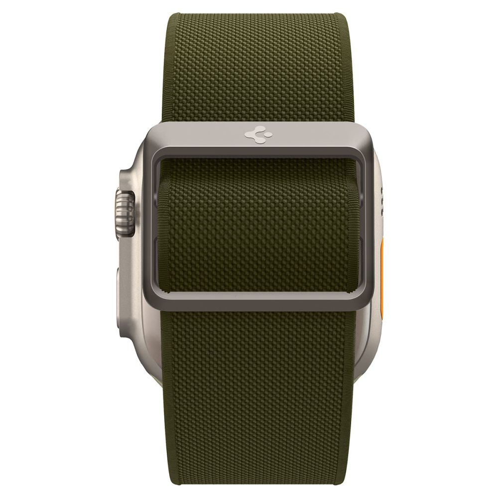 Ремешок Spigen FIT LITE ULTRA APPLE WATCH 4 / 5 / 6 / 7 / 8 / SE / ULTRA (42 / 44 / 45 / 49 MM) KHAKI (оцинкованная пряжка; материал из высококачественного нейлона; ультралегкий ремешок)