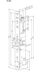 Электромеханический замок EL404