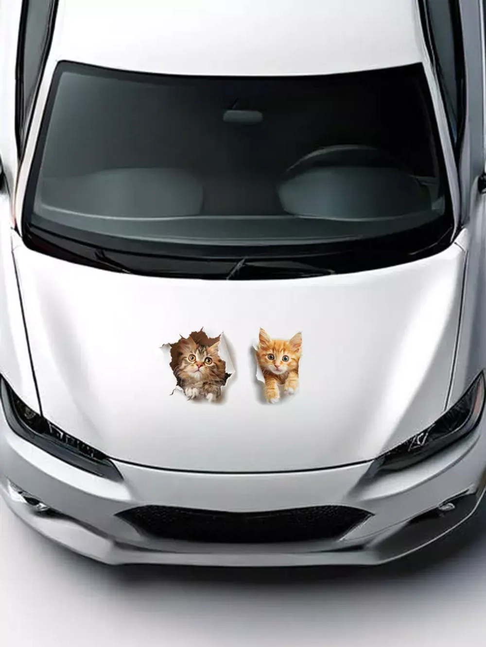 Наклейка с котятами интерьерная