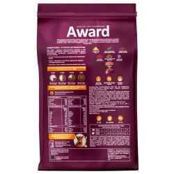 Award urinary сухой корм для взрослых кошек, для профилактики мочекаменной болезни, с курицей, клюквой, цикорием и рыбьим жиром - 1,5 кг