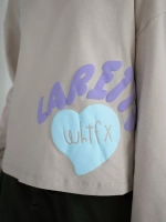 Лонгслив для девочки бежевый