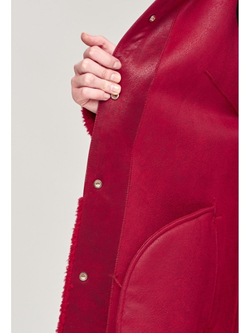 Шуба чебурашка тедди, Северина (арт. C1135rm016bz)