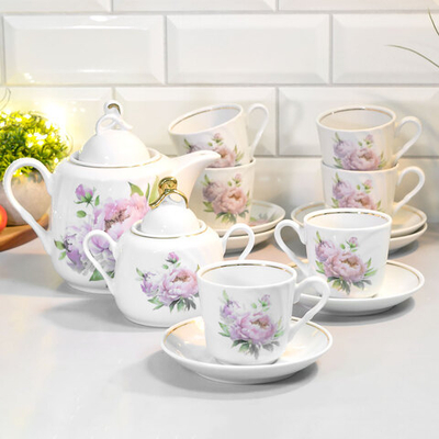 Чайный сервиз 14 (16) предметов форма Голубка Вивьен