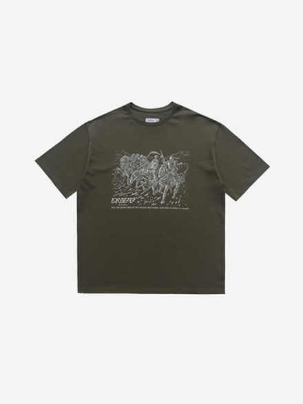 Футболка RUFF "4 Horsemen" Хаки