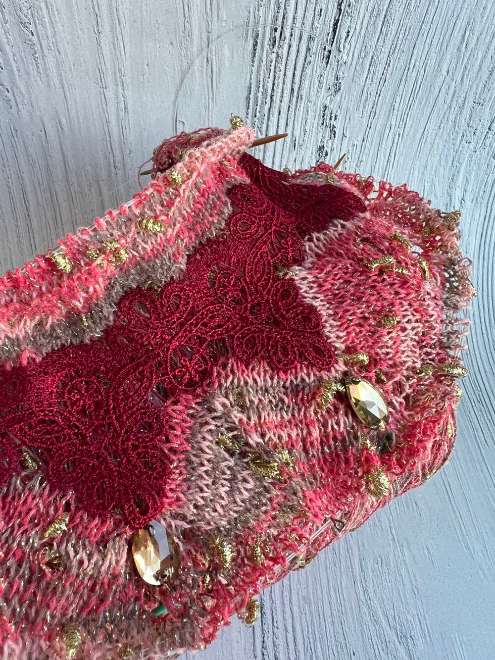 пряжа для вязания FantasiaDecor с шишечками шишибрики