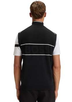 Теннисная жилетка BOSS Birdie 1/4 Zip - black