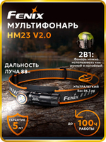 Налобный фонарь тактический Fenix HM23 V2.0