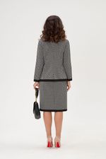 Костюм-двойка Марлен Serenada серо-черный (Акция)