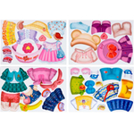 Игра Магнитные истории Одевашки. Модная девчонка. Мишка-малышка 05725