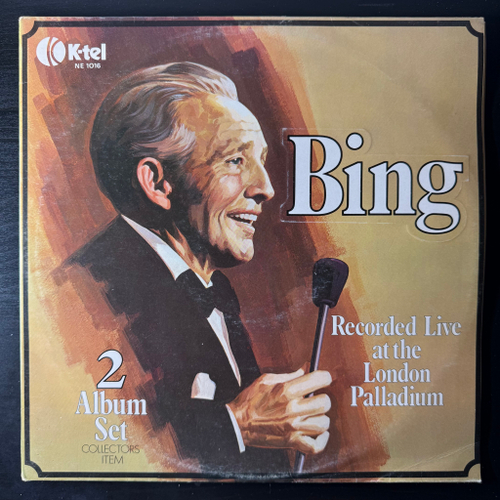 Bing Crosby ‎– Bing Recorded Live At The London Palladium 2LP (Англия 1977г.) Т