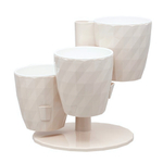 Кашпо "RUBY" Трио (1л) Цв. Пудровый