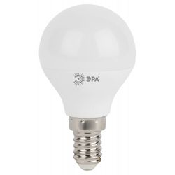 Лампочка светодиодная ЭРА STD LED P45-5W-827-E14 E14 / Е14 5Вт шар теплый белый свет