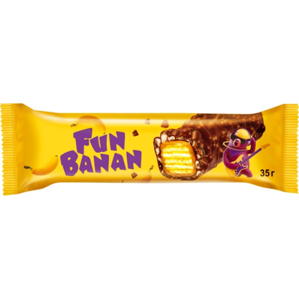 Вафли Fun Banan 35 гр