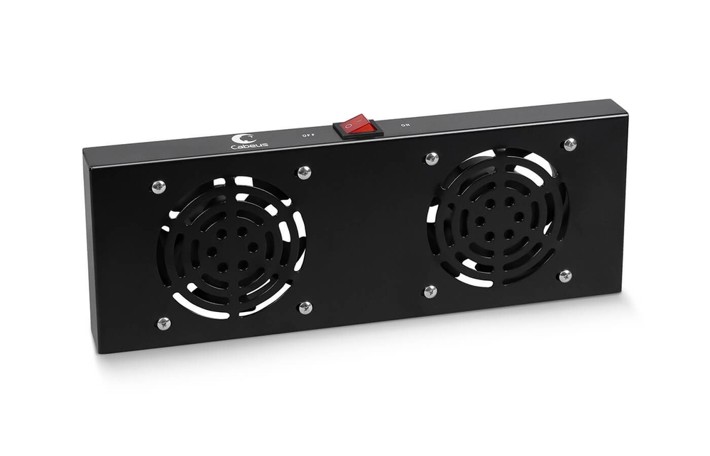 Вентиляторный модуль  Cabeus TRAY-FAN2-BK